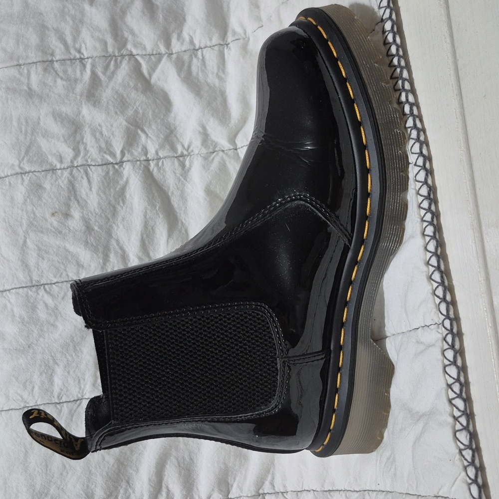 Dr. Martens Black Patent Boots